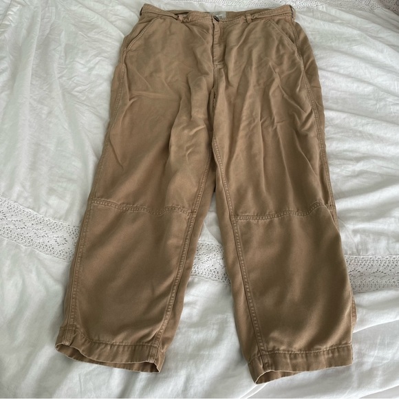 Everlane Sz 16 The TENCEL™ Relaxed Chino Tan Plus casual summer tapered - Picture 2 of 8